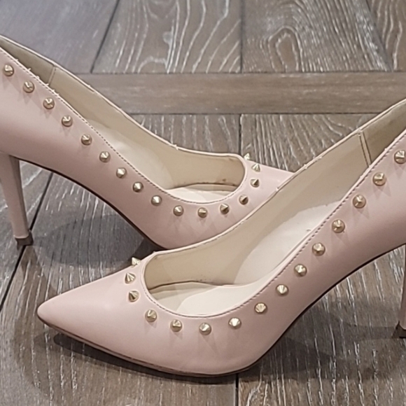 Kardashian Kollection Pink Studded Heels, Women's Size 8.5 - Picture 3 of 16
